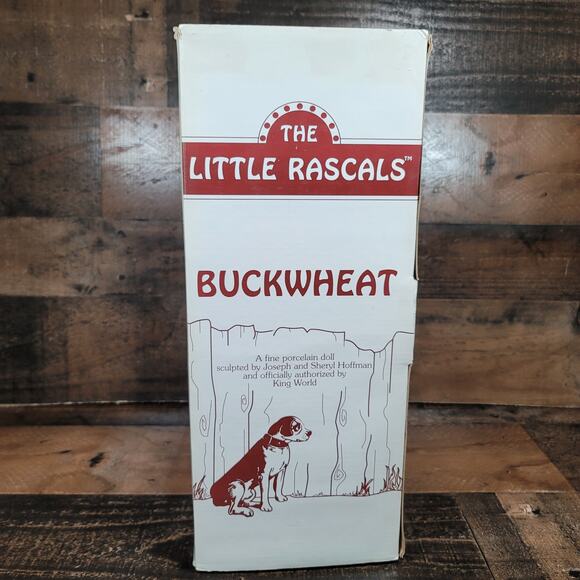 1993 Buckwheat The Little Rascals The Hamilton Collection  Porcelain Doll - Picture 7 of 7